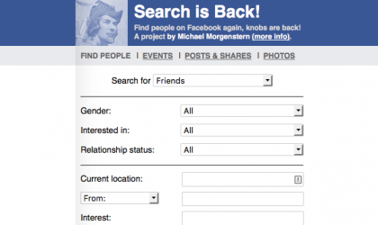 “Search is Back” bën kërkimin në Facebook më të thjesht