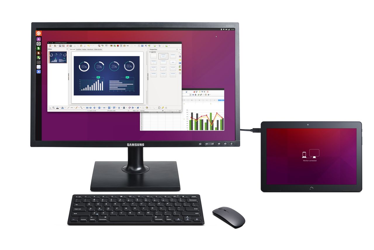 Tableti i parë Ubuntu mund të kthehet në një PC të plotë
