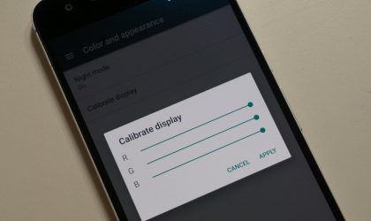 Në Android N ju mund të përshtasni temperaturën e ekranit tuaj
