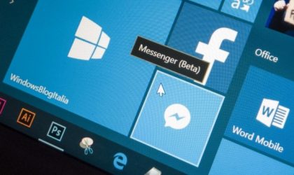 Shfaqen pamje të Facebook Messenger për Windows 10