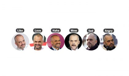 Si t’i zëvendësoni reagimet e Facebook me emoji-t e Edi Rama-s
