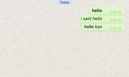 Si të dërgoni tekste në formatin bold, italic dhe strikethrough në WhatsApp