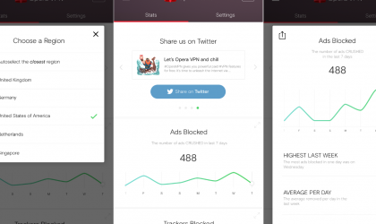 Opera sjell një aplikacion VPN për iPhone dhe iPad