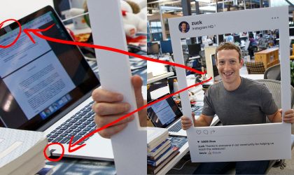 Mark Zuckerberg mbrohet nga hakerat vetëm me një copë ngjitëse