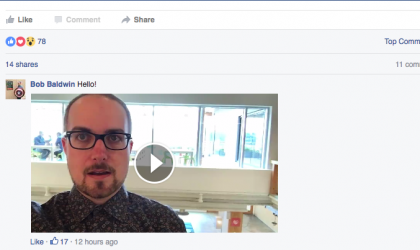 Mjaft shkruajtët! Facebook tani ju lejon t’u përgjigjeni postimeve me video