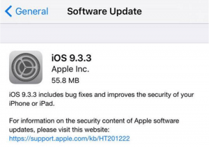 iOS 9 update