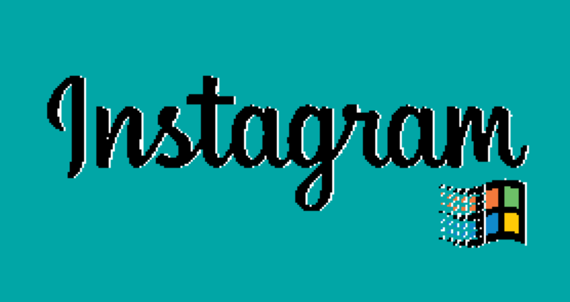 Si do të dukej Instagram në Windows 95?