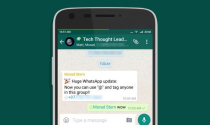 WhatsApp tani n’a e bën më të vështirë injorimin e personave të bezdisshëm në një grup.
