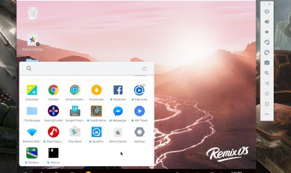 Remix OS tani është në dizpozicion si një emulator Android për Windows