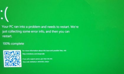 Windows eleminon Blues Screen of Death në përditësimin e fundit